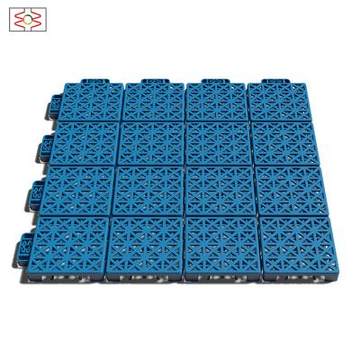 China Anti Slip Outdoor Use Outdoor Sports Flooring Indoor RCHS PVC Children Playground For Sale Outdoor Tile Basketball Court Interlocking Rubber for sale