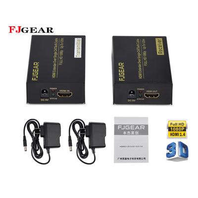 China HDMI over IP cat5e cat6 1080P HDMI add-on for CAT6 up to receive 120m and hdmi transmitter receiver for sale