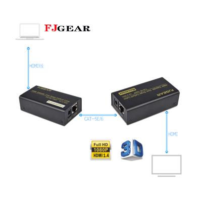 China Hdmi extra hd 1080p HDMI extra 60m hd 1080p support fjgear 3D over cat5e cat6 for sale