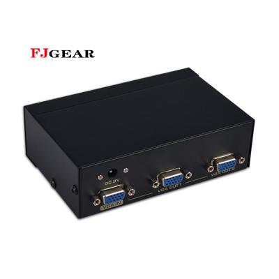 China 1 input 2 output FJGEAR factory direct sale VGA machine splitter 1 input 2 output VGA splitter for sale