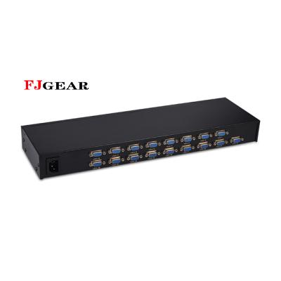 China 1 input 16 output FJGEAR VGA splitter 1 input 16 output VGA splitter for VGA machine for sale