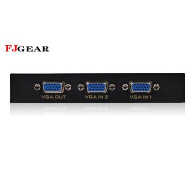 China China Factory VGA Switch 2 Output 1080P VGA Switch 1080P Port fjgear Best Price VGA Switch 2 Input and Best Price VGA Switch 2 Input 1 Output for sale