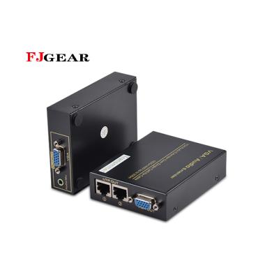 China Metal Shell FJGEAR VGA/Audio Supplement Over Single CAT5/5e Cable 200M for sale