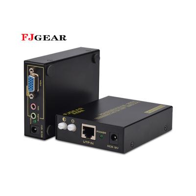 China FJGEAR Metal Shell 1 Pair Extender Up To 300m VGA Adapter Over Extender IP VGA Audio And Cat5/5e Video Signal Transmission Extender for sale