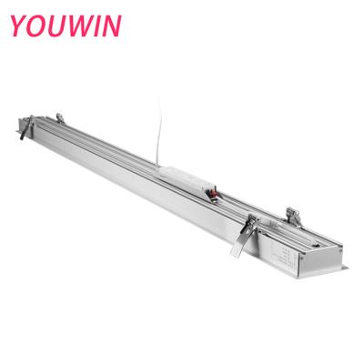 China Indoor Modern Dersign 20W 40W 60W 80W Led Linear Light 4FT Recessed Ceiling Linkable Led Linear Lighting for sale