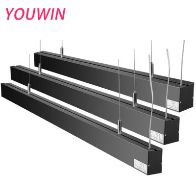 China Indoor LED Lighting 20W 40W 60w 80w LED Desk Light High Quality Aluminum Linear Indoor Led Ceiling Lamp for sale