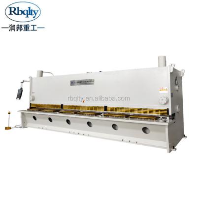 中国 industrial metal cutting iron sheet hydraulic swing steel cutter and machine qc12y-6x3200 machine/sheet metal shear cutter 販売のため