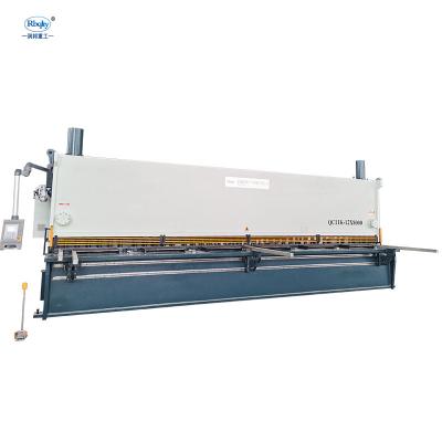 China Industrial metal form machine cnc shear electric steel shear machine cnc shear machine with servo motor in china for sale