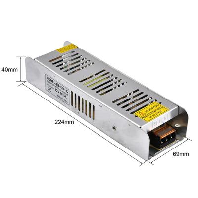 China Constant Voltage 200W LED DC 12V 24V 16.5amp Switching Power Supply AC to DC Converter TB-6XXX for sale