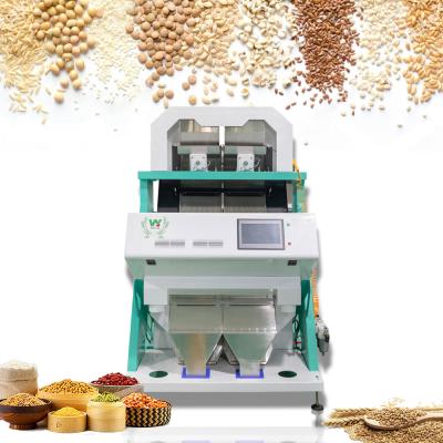 China Multi-purpose Intelligent Rice Beans Grain Seeds Color Sorting Machine Nuts Color Sorter Machinery For Farm Plant for sale