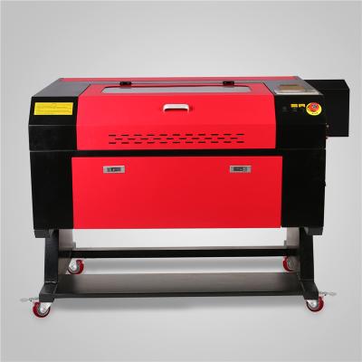 China Laser Engraving 500*700mm Red Black Co2 Laser Engraving And Cutting Machine HK7050 80W Best Price for sale