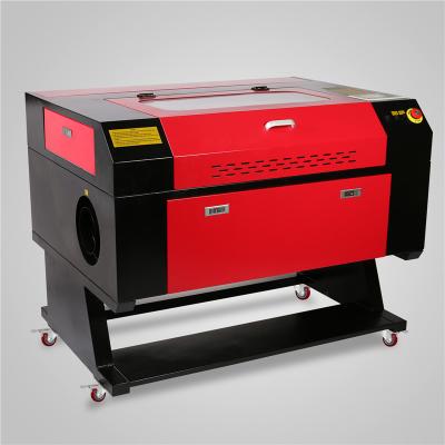 China Laser Engraving 500*700mm Red Black Co2 Laser Engraving And Cutting Machine HK7050 80W Best Price for sale