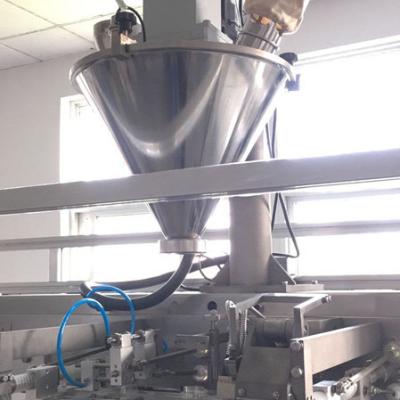 China Horizontal Food Spout Doypacks Shape Fill And Seal Pack Machine For Liquid Dough And Pellets for sale