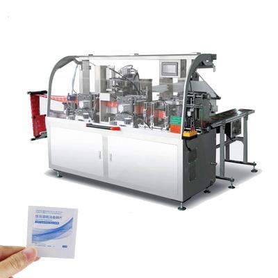 China Food Lens Cleaning Wet Wipes Making Machine With CE Certificate SUS304/316 Tiny BPH Nonwoven 80-120bags for sale