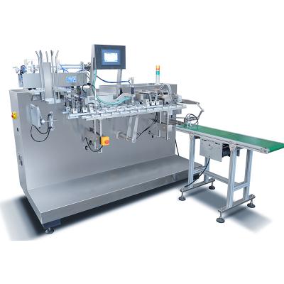 China Small Semi Automatic Factory Cosmetic Sachets Filling Face Mask Making Machine for sale