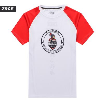 China Wholesale 100% Polyester ZRCE Fashion Baseball T-shirt Men Quick Dry Anti Shrink Raglan Sleeve T-Shirts 3d Printed Plain Raglan Tee for sale