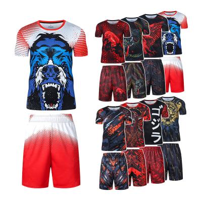 China ZRCE Shorts Tracksuit Modelos Camisetas Deportivas Futbol Sportswear Gym Jogging T-shirt Breathable Jogging Set for sale