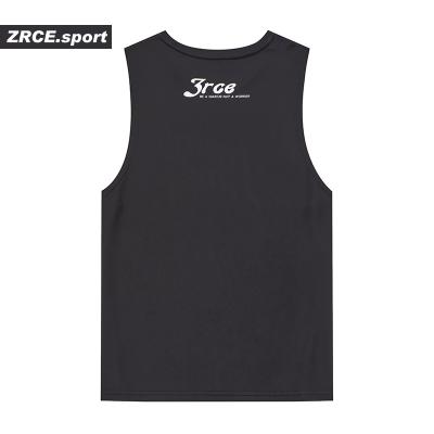 China Wholesale Custom ZRCE Mesh Vests Fashion Casual Men's Sleeveless Breathable Quick Drying Jogging Vest Anti-Shrink Round Collar Tank Top for sale