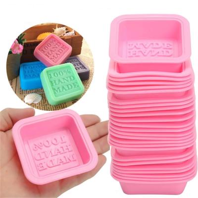 China Best Selling Single Viable DIY 3D 100% Cavity Silicone Soap Mold Viable HAND MADE for sale