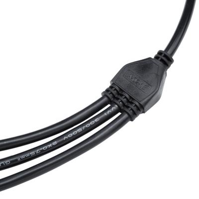 China Led Y Splitter Wire Harness 2 Parallel Power Cable 3 4 5PIN Outputs Connector IP68 Waterproof for sale