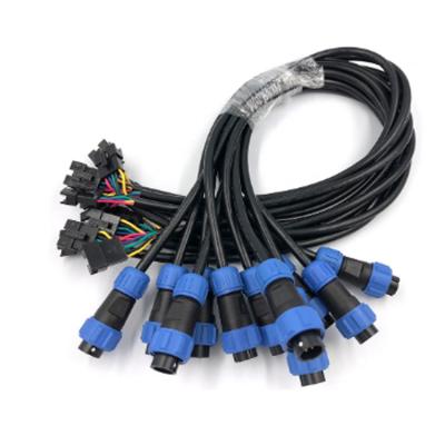 China Waterproof IP68 Power Connector Male And Female SD SP13-16-20-28 2/4/5/6/7/9/14 3 Pin LED Butt Cable Connector Aviation Plug for sale