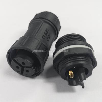 China Waterproof Power IP68 30A 500V SP21 4pin Cable Connector for sale