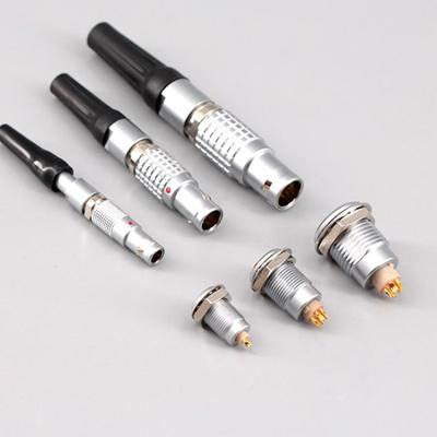 China Push Pull Connectors fggb4 Compatible Automotive / Aviation / Medical Compatible fggb 4b Series for sale