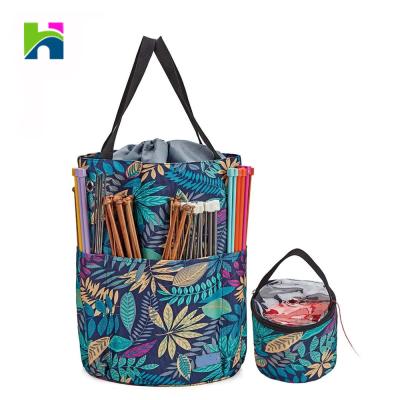 China Sustainable Yarn Storage Bag Knitting Bag Yarn Tote Storage Organizer Yarn Storage Packaging for sale