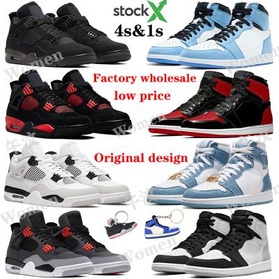 China Newest fashion trend in X current high retro OG AJ 1 red thunder bred wholesale Cat Heritage Casual Shoe black military 8 retro factory patent 4 for sale