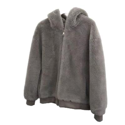 China Wholesale QUICK DRY Polyester Sherpa Fleece Resin Anti-Static Zipper Zipper Outdoor Hooded Men Winter Hooded Jackets for sale