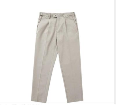 China Custom Fashion Office Business Pants Straight Men Suit Breathable Anti-wrinkle Fit Pants for sale