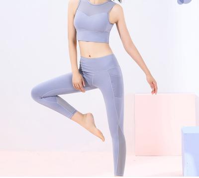 China Breathable Customer Made Recycled Sport Wear No Camel Toe Sustainable Yoga Gaiters Eco-Friendly Workout Pants For Women for sale