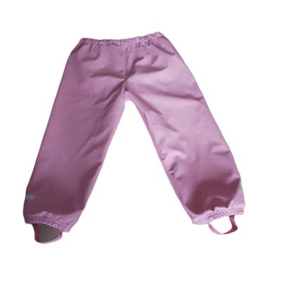 China Polyester Customized Tops Good Quality Trend Visibility Reflectives Kids Ski Waterproof Rain Pants for sale