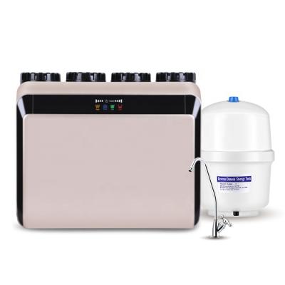 China RO 50g 75g Hotel Alkaline Filtration System 6 Stage Pure Water Purifier Reverse Osmosis Water Water Filter Machine for sale