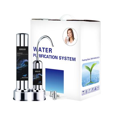 China Good Hotel Return Countertop Water Filter Purifier Reverse Osmosis Stainless Steel Countertop for sale