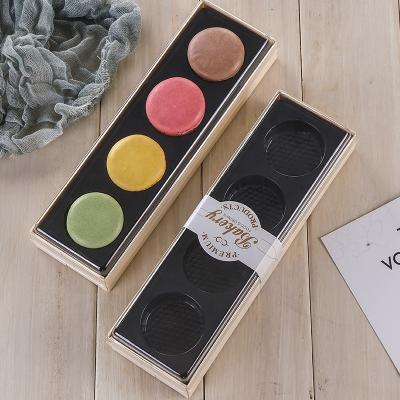 China Eco-friendly Hardwood Baking Paper Boxes Dessert Puff Pastry Packaging Gift Macaron Wooden Boxes for sale