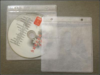 China Translucent Plastic Cd Sleeves In Media Packaging / PVC Cd Sleeves for sale