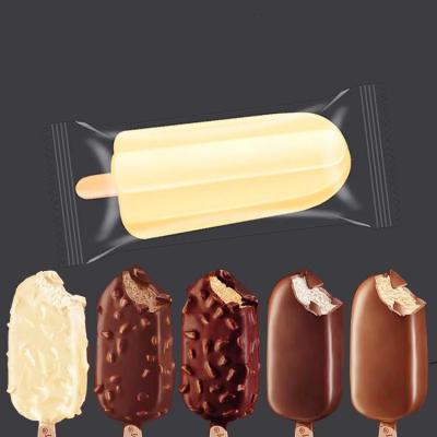 China Matt Seal Heat Sealable Plastic Disposable Transparent Frozen Ice Lolly Popsicle Bags Sucker Ice Pop DIY Packaging for sale