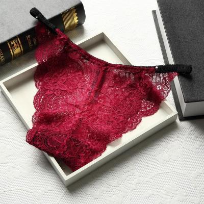 China Young Lady Antibacterial Comfortable Size Fashion Sexy Underwear T Back Panties Plus for sale