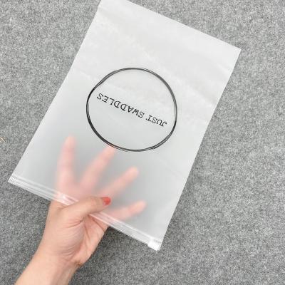 China Sustainable Self-adhesive Biodegradable Self Adhesive Compostable Swimwear Clothing Bag PBAT PLA Clothing Bag PBAT Custom Custom Packaging Bags for sale