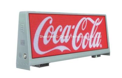 China Outdoor IP65 Sliver Taxi Top LED Display P5mm 4300cd For Media Advertising for sale