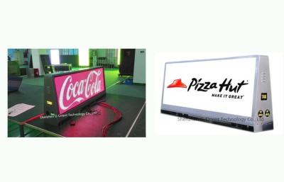 China Dual - Sided Taxi Advertising Signs For Video Ads High Resolution for sale