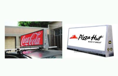 China Outdoor Animation Adverts taxi top led display Screen 960 × 320 mm for sale