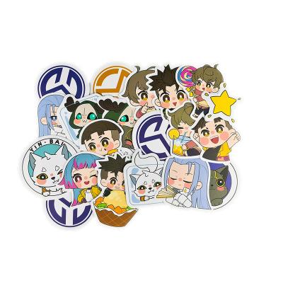 China Custom Waterproof Mobile Phone Decorative Sticker Stickers Anime Decoration Scrapbooking Adhesive Labels for sale