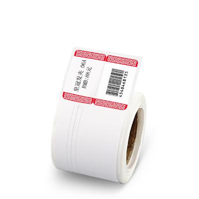 China Decorative white sticker jewelry pricetag stickers watches and sunglasses price tag waterproof thermal self adhesive labels for thermal printer for sale