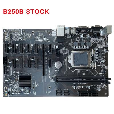 China Hot Selling 12 Graphics Card Desktop B250B V1.0 12P 1X Motherboard with Intel B250 Chipset for sale