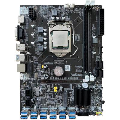 China LGA1155 ready to board support 12gpu LGA1155 B75 12usb motherboard for sale