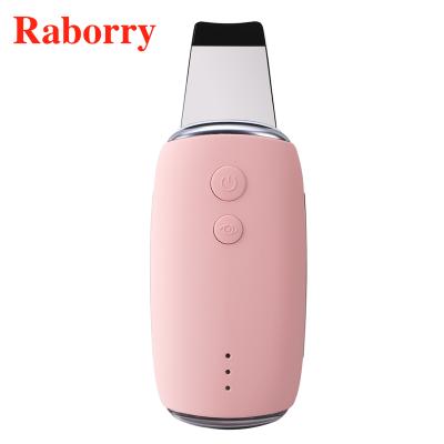 China For Home Use NEW Developed Wireless Charging Skin Acne Peeling Remover Waterproof Deep Clean Ultrasonic Slimming Facial Scrubber for sale