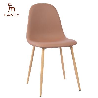 China Soft Cushion With Iron Legs Comfortable Restaurant Luxury Hotel Customizable Single Dining Chairs for sale