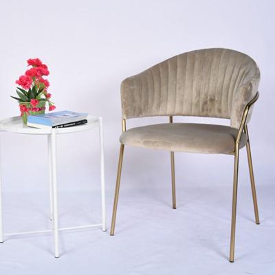 China High Quality Modern Velvet Cooling Dining Chair for sale